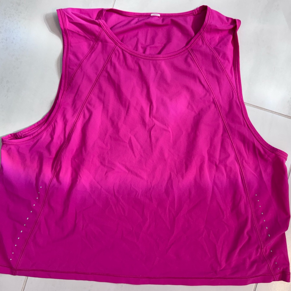 Women's Pink Sleeveless Top